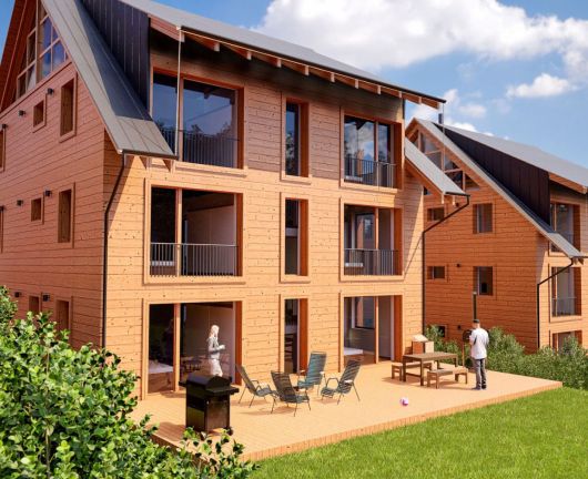Realizace apartmánů Loučná
