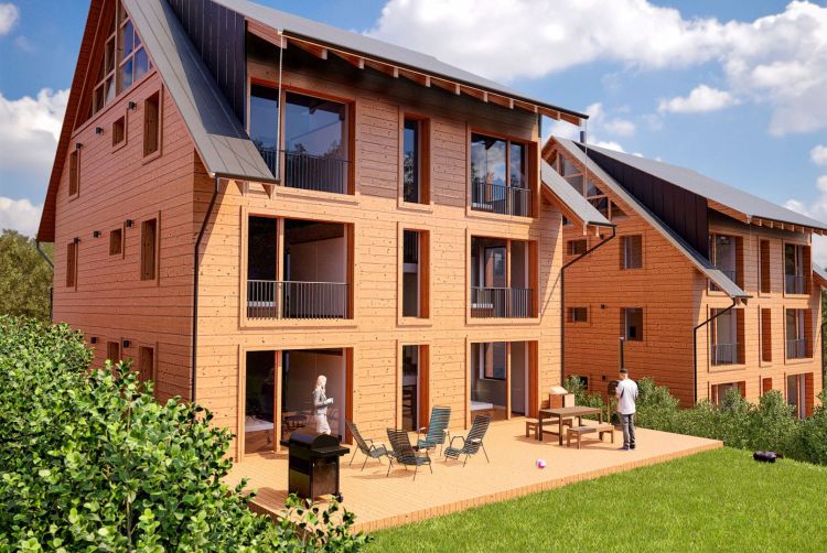 Realizace apartmánů Loučná
